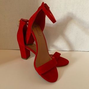 High heel shoes